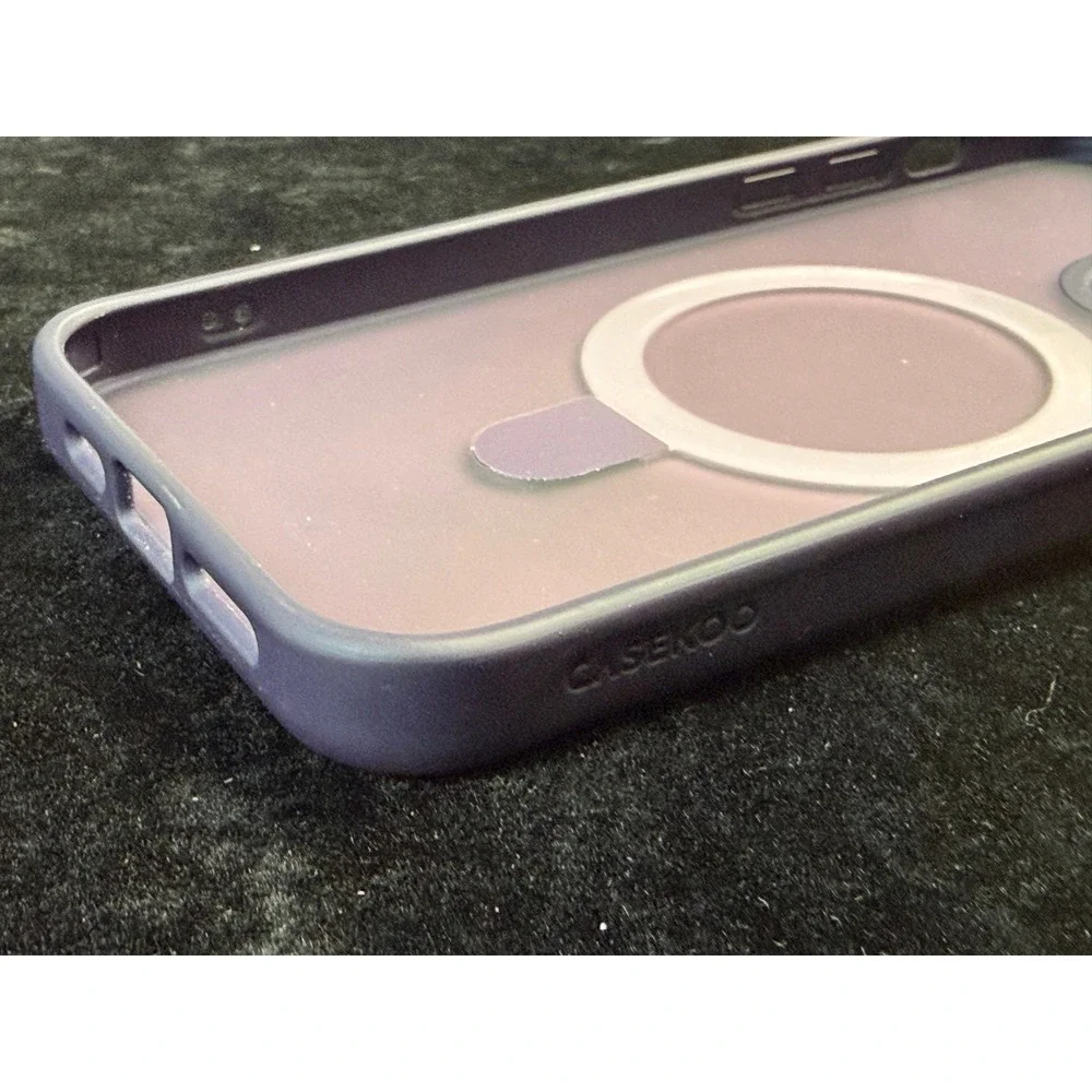 CASEKOO MagicStand iPhone 14 Pro Max Case Purple MagSafe Magnetic Ring Stand